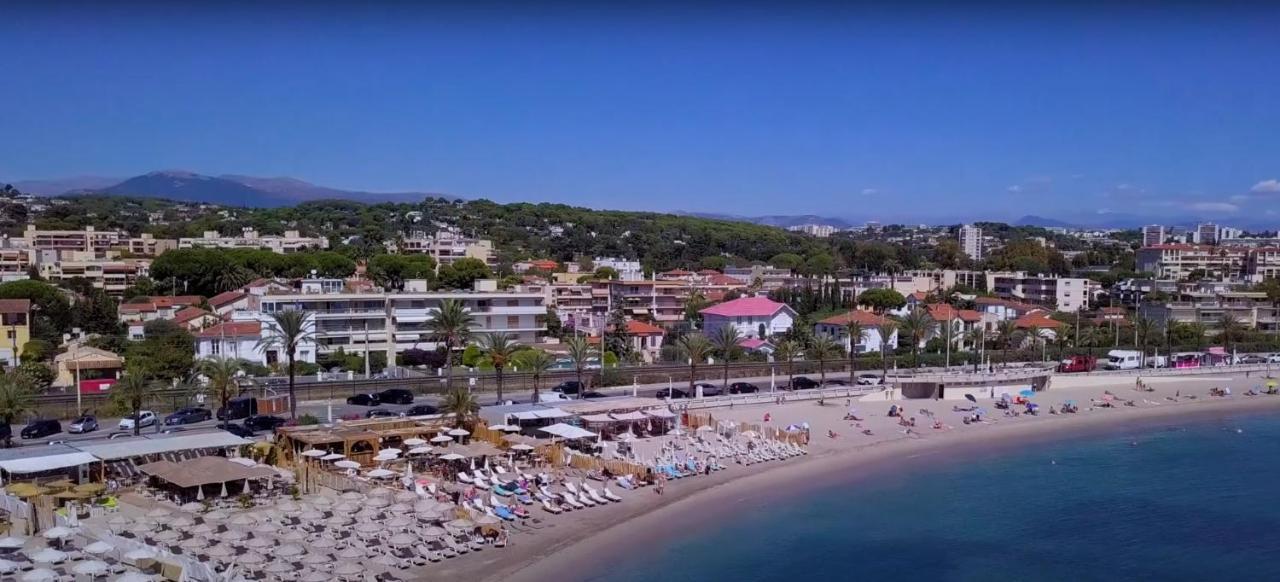Apt Golfe Juan - 5min des plages - Parking privée - Piscine Rooftop Vallauris Extérieur photo